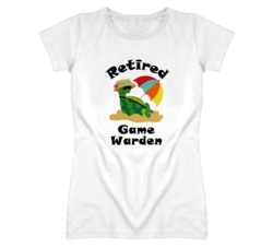 Retired Game Warden Funny Job T Shirt