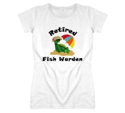 Retired Fish Warden Funny Job T Shirt