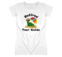 Retired Tour Guide Funny Job T Shirt