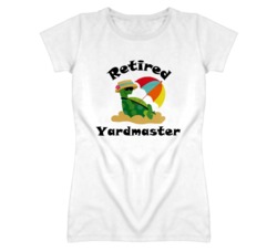 Retired Yardmaster Funny Job T Shirt