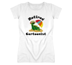 Retired Cartoonist Funny Job T Shirt