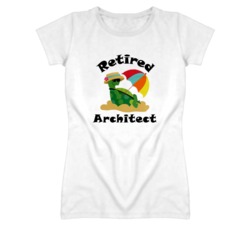 Retired Architect Funny Job T Shirt