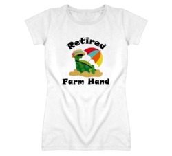 Retired Farm Hand Funny Job T Shirt