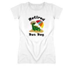 Retired Bus Boy Funny Job T Shirt