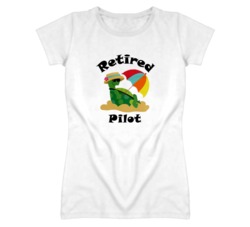 Retired Pilot Funny Job T Shirt