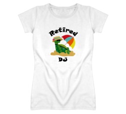 Retired DJ Funny Job T Shirt