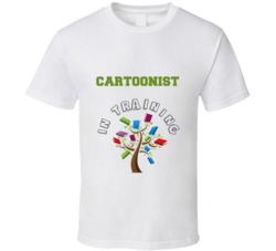Cartoonist In Training Kids Occupation T Shirt