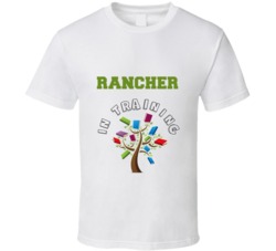 Rancher In Training Kids Occupation T Shirt