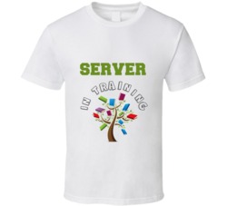 Server In Training Kids Occupation T Shirt