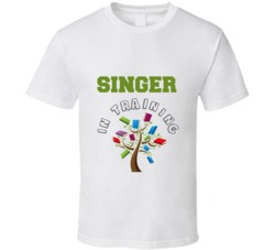 Singer In Training Kids Occupation T Shirt