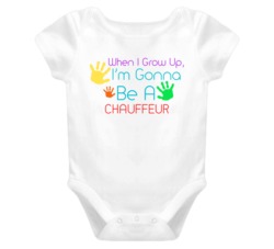 I Am Gonna Be A Chauffeur  Cute Baby One Piece