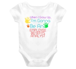 I Am Gonna Be An Employee Benefits Analyst Cute Baby One Piece