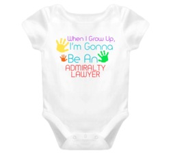 I Am Gonna Be An Admiralty Lawyer Cute Baby One Piece