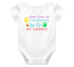 I Am Gonna Be An Art Therapist Cute Baby One Piece