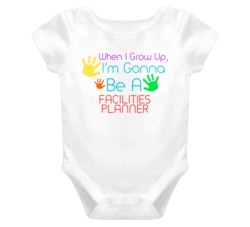 I Am Gonna Be A Facilities Planner Cute Baby One Piece