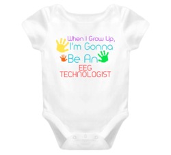 I Am Gonna Be An Eeg Technologist Cute Baby One Piece