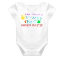 I Am Gonna Be A Harbor Master Cute Baby One Piece