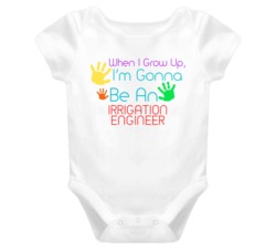 I Am Gonna Be An Irrigation Engineer Cute Baby One Piece
