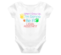 I Am Gonna Be A Legal Assistant Cute Baby One Piece