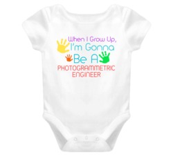 I Am Gonna Be A Photogrammetric Engineer Cute Baby One Piece