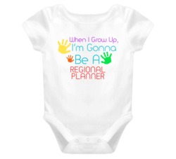 I Am Gonna Be A Regional Planner Cute Baby One Piece