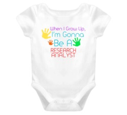 I Am Gonna Be A Research Analyst Cute Baby One Piece
