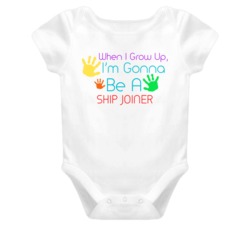 I Am Gonna Be A Ship Joiner Cute Baby One Piece