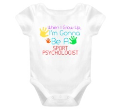 I Am Gonna Be A Sport Psychologist Cute Baby One Piece