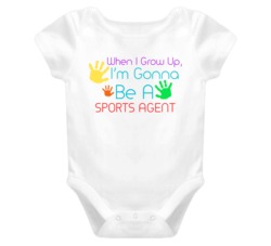 I Am Gonna Be A Sports Agent Cute Baby One Piece