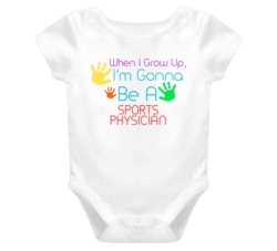 I Am Gonna Be A Sports Physician Cute Baby One Piece