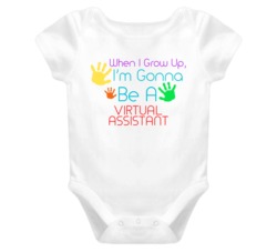 I Am Gonna Be A Virtual Assistant Cute Baby One Piece