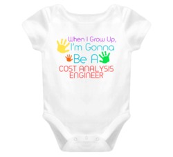 I Am Gonna Be A Cost Analysis Engineer Cute Baby One Piece