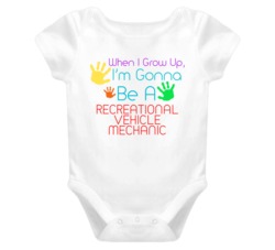 I Am Gonna Be A Recreational Vehicle Mechanic Cute Baby One Piece