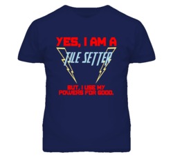 Yes I Am A Tile Setter Funny Powers T Shirt