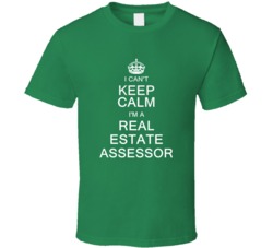 I Can't Keep Calm I'm a Real Estate Assessor  T Shirt