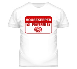 Housekeeper Fueled By Donuts Occupation T Shirt