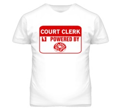 Court Clerk Fueled By Donuts Occupation T Shirt
