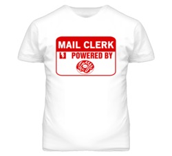 Mail Clerk Fueled By Donuts Occupation T Shirt