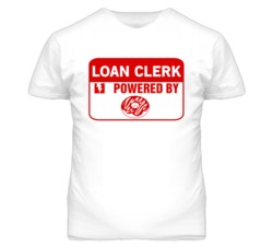 Loan Clerk Fueled By Donuts Occupation T Shirt