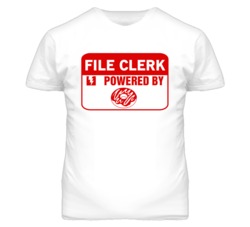 File Clerk Fueled By Donuts Occupation T Shirt