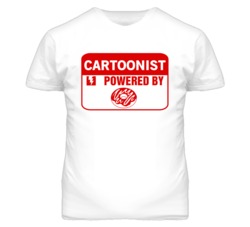 Cartoonist Fueled By Donuts Occupation T Shirt