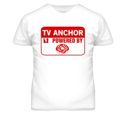 TV Anchor Fueled By Donuts Occupation T Shirt