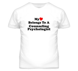 My Heart Belongs To A Counseling Psychologist Funny T Shirt