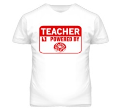 Teacher Fueled By Donuts Occupation T Shirt