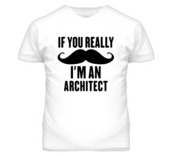 If You Really Moustache I'm An Architect  Funny T Shirt