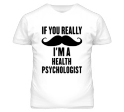 If You Really Moustache I'm A Health Psychologist Funny T Shirt