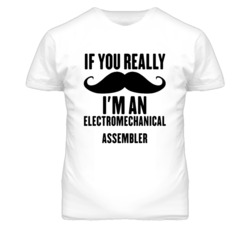 If You Really Moustache I'm An Electromechanical Assembler Funny T Shi