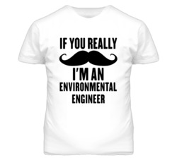 If You Really Moustache I'm An Environmental Engineer Funny T Shirt