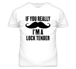If You Really Moustache I'm A Lock Tender Funny T Shirt