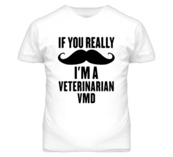 If You Really Moustache I'm A Veterinarian Vmd Funny T Shirt